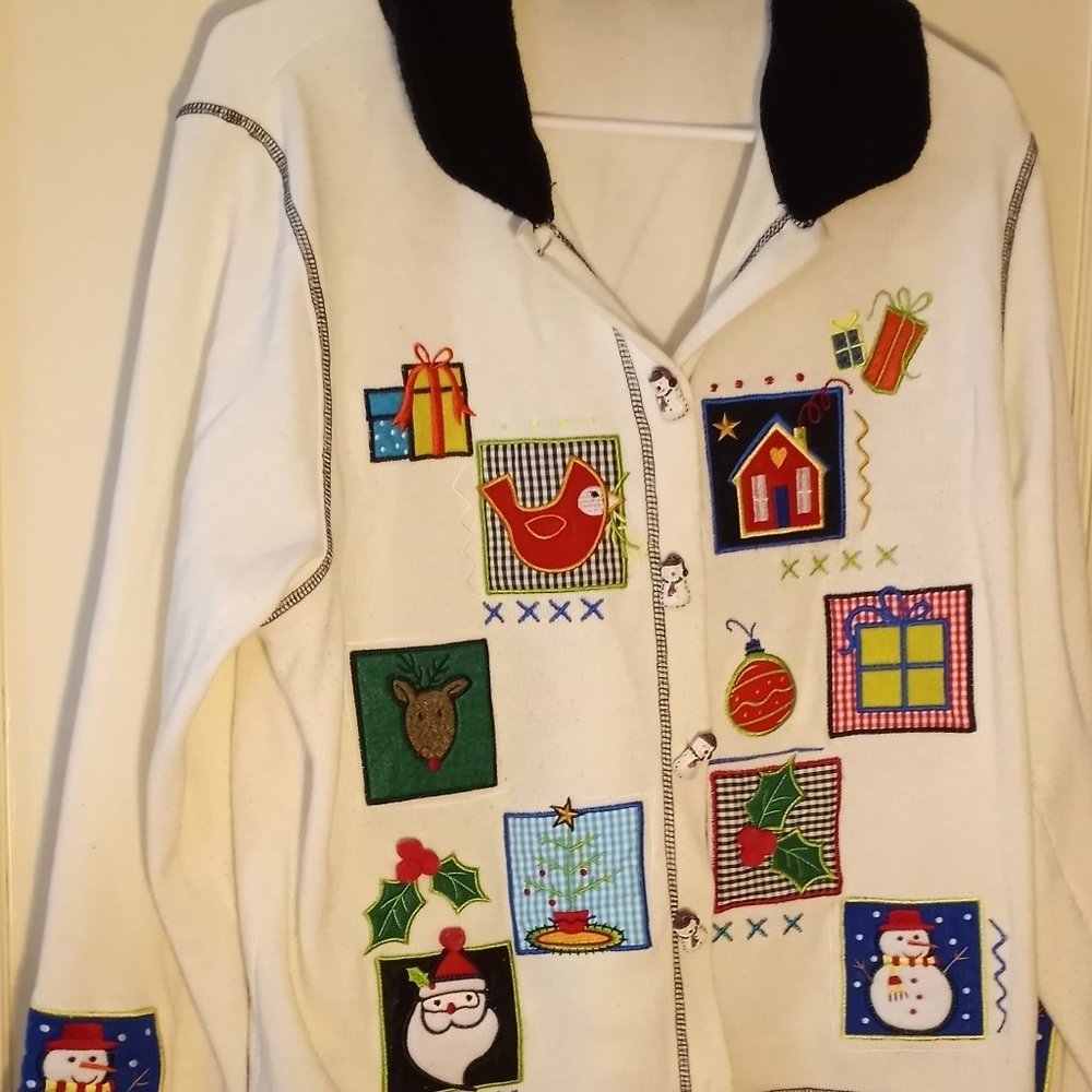 Vintage Sport Elle Christmas Sweater size XL